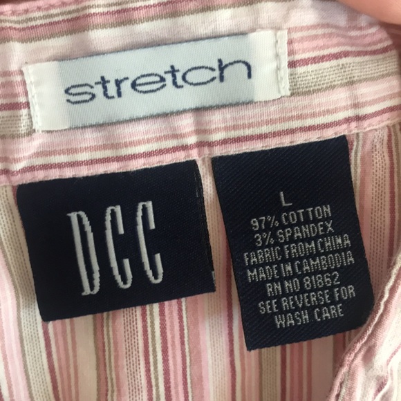 DCC Stretch Womenś Button Shirts Size Large - Picture 9 of 12
